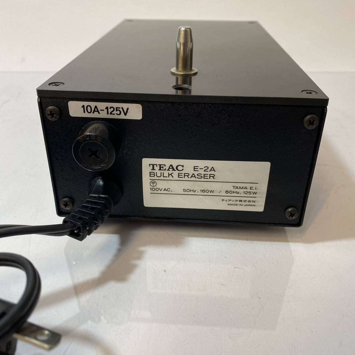 TEAC ティアック バルクイレーサー E-2A 消磁器 オープンリール TEAC ティアック バルクイレーサー E-2A 消磁器 オープンリール