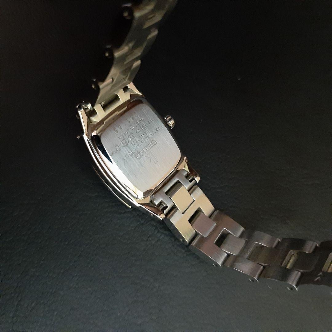 美品【稼働品】SEIKO　セイコー　ルキア　1F21　６Pダイヤ　レディース時計