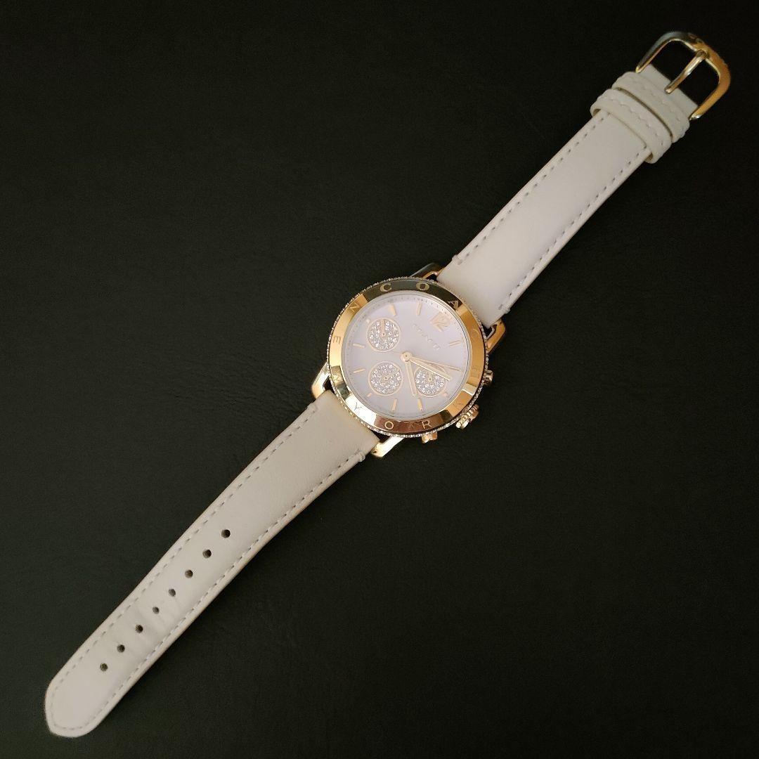 日本売上 COACHラインストーン腕時計 - 時計