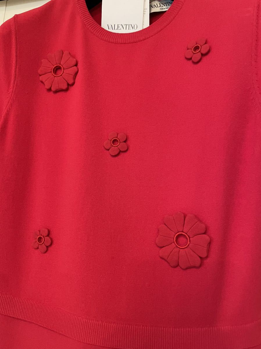 VALENTINO デイジーワンピースMブラック スペシャルセール - aguapreta