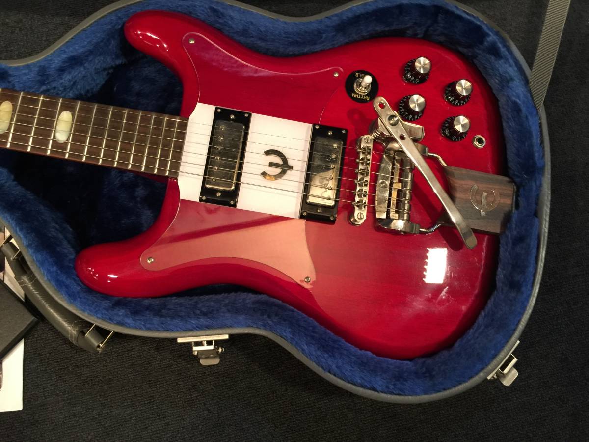 No.040922 生産完了！2012年 Epiphone Wilshire 50th Anniversary Crestwood Custom RED Miniハムバッカー mnit_画像2