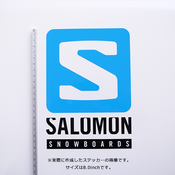 【SALOMON】サロモン★07★COLOR★カラー★ダイカットステッカー★切抜きステッカー★8.0インチ★20.3cm_画像3