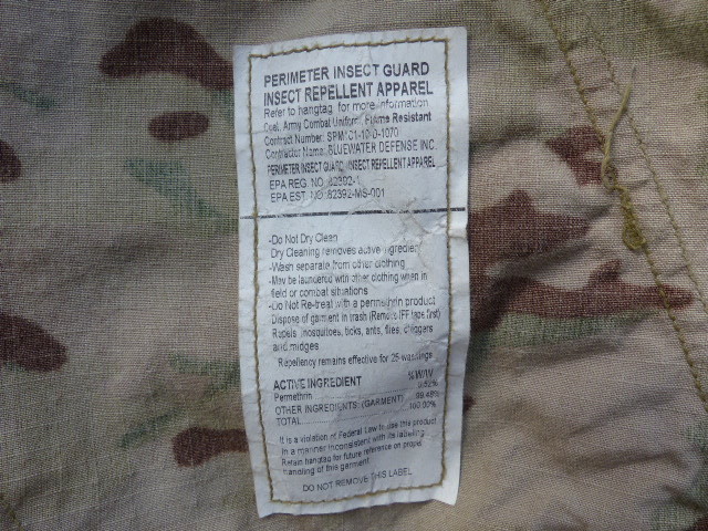 米軍実物 ARMY マルチカムジャケット Ｍ－Ｒ　ＦＲ 183x_画像8