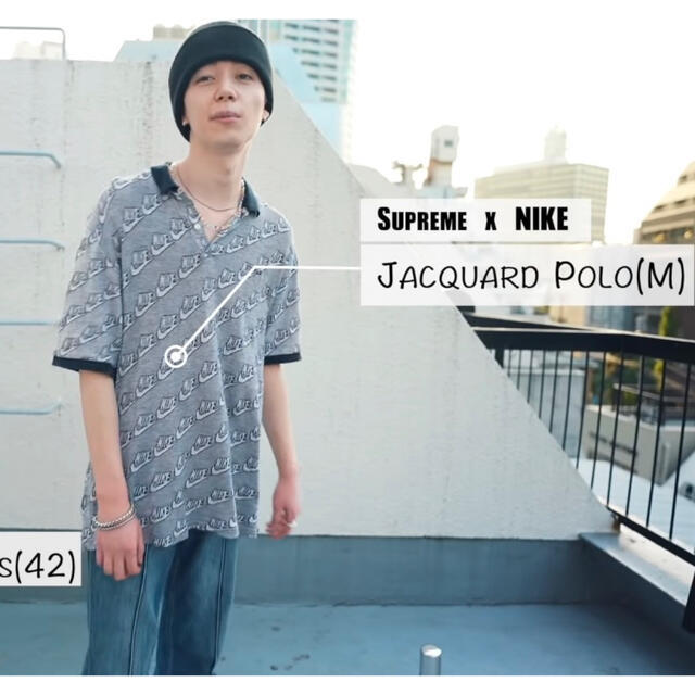 ☆ OUR's ローズむさし 着 18AW Supreme シュプリーム NIKE Jacquard