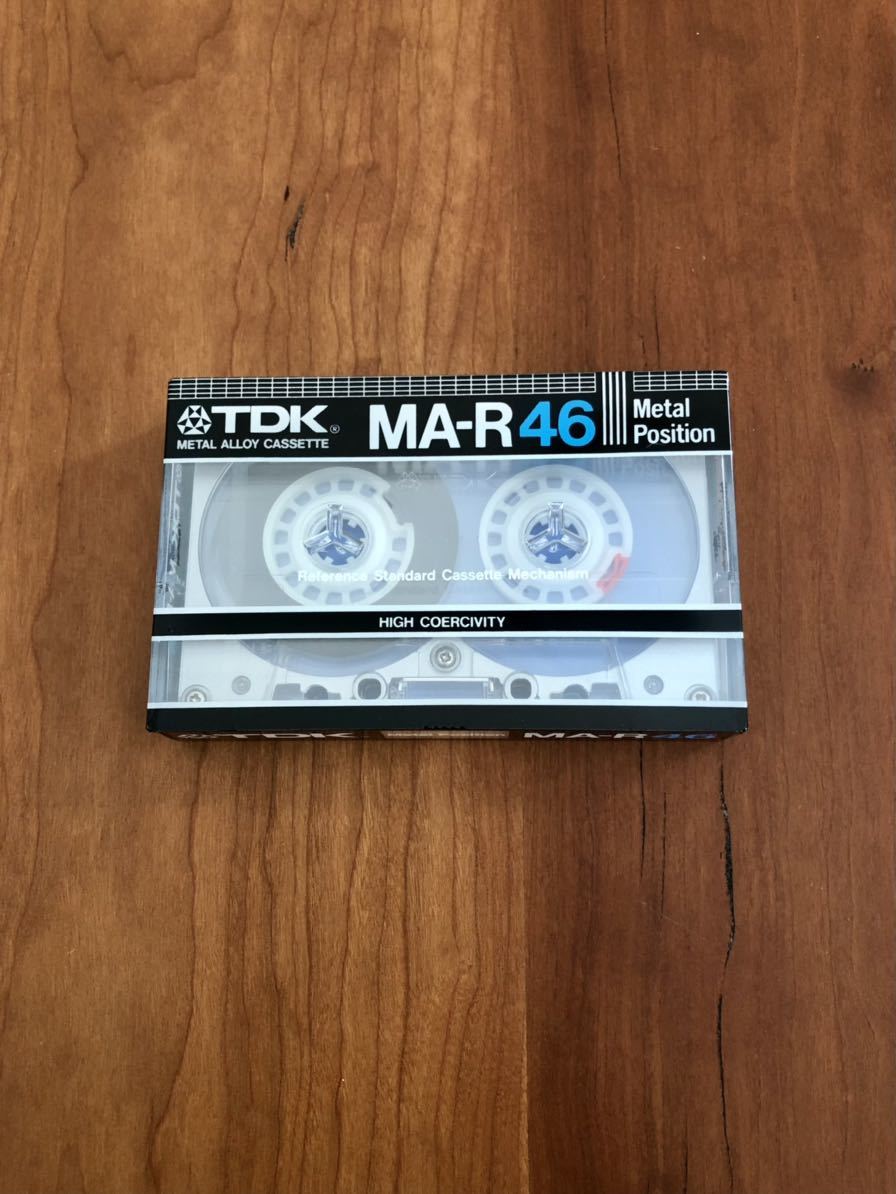 白 フリル付 TDK メタルポジションカセットテープ MA-R 46 3本セット