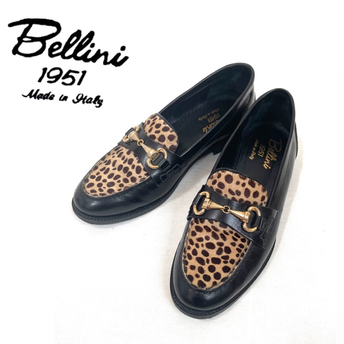 BELLINI ハラコビットローファー レディースファッション シューズ www