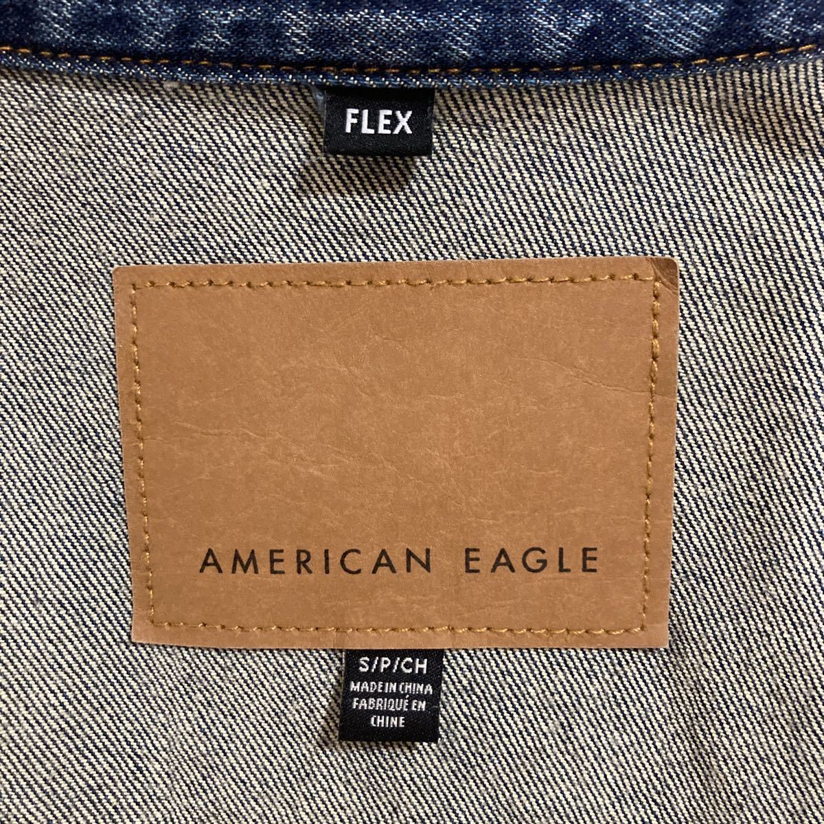 【値下げ】AMERICAN EAGLE デニムジャケット サイズS【アメリカンイーグル】【アバクロンビー&フィッチ】