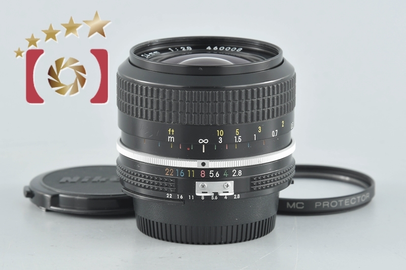 世界有名な ニコン 【中古】Nikon New Ai改 f/2.8 24mm NIKKOR ニコン