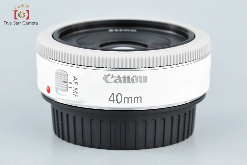 【中古】Canon キヤノン EF 40mm f/2.8 STM ホワイト_画像9