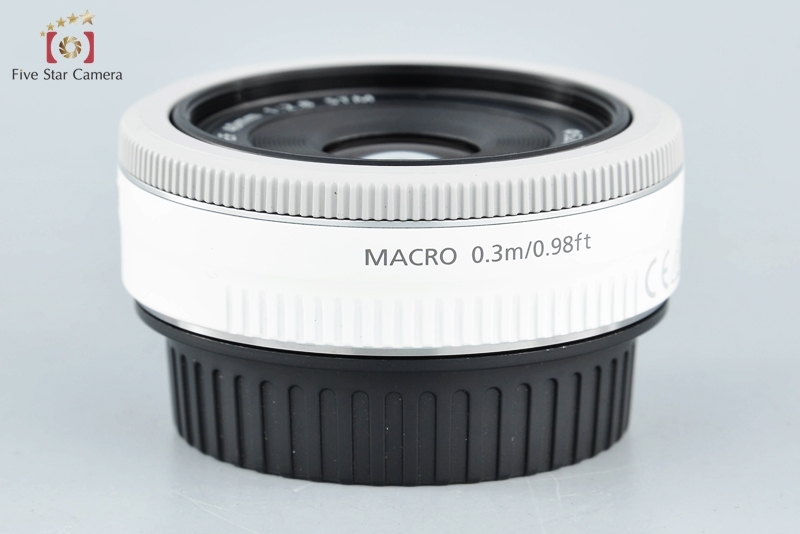 【中古】Canon キヤノン EF 40mm f/2.8 STM ホワイト_画像10