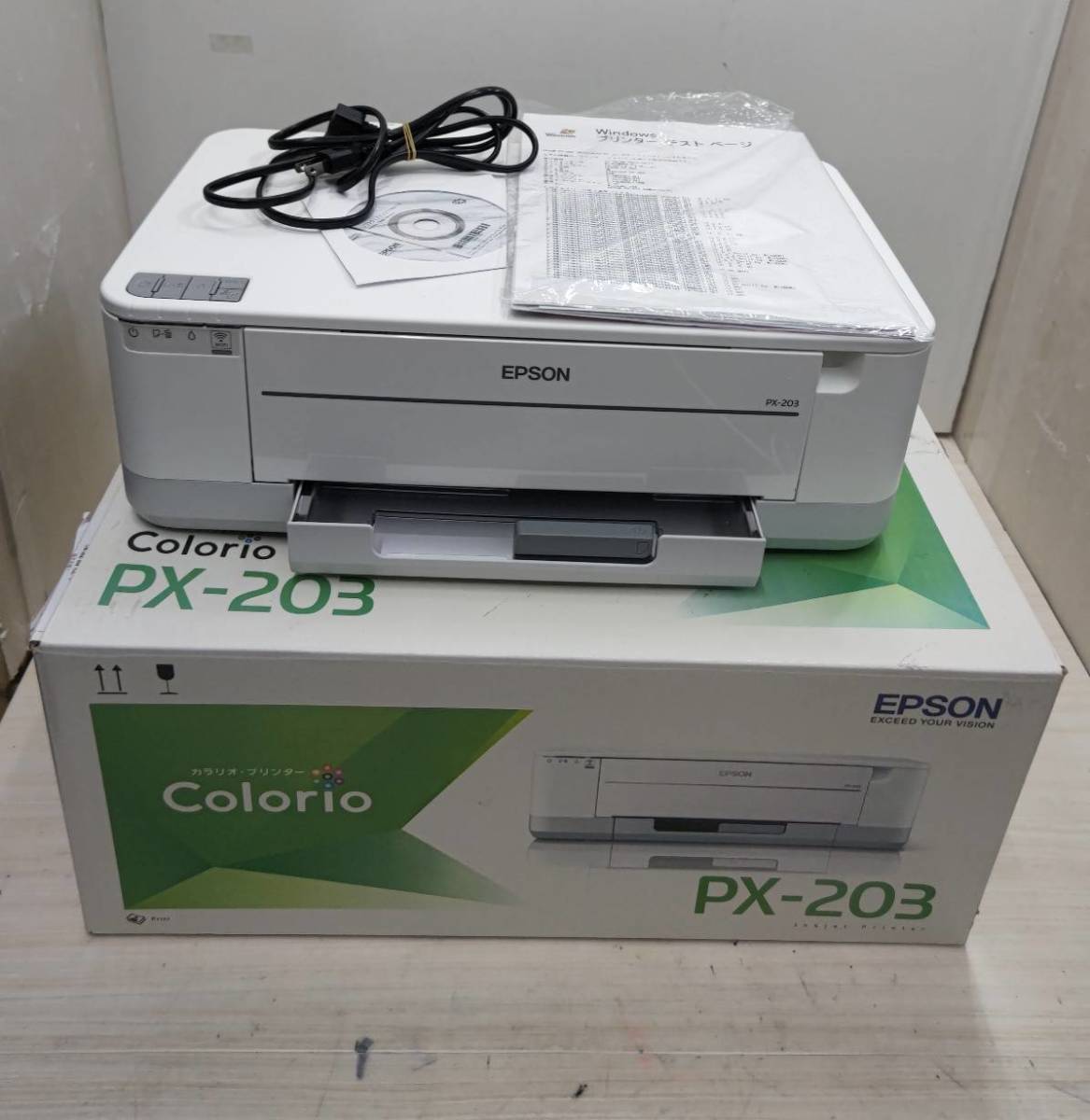 新作 有線・無線LAN標準搭載 PX-203 インクジェットプリンター Colorio EPSON 送料無料S68338 前面給紙カセット 4色顔料 自動両面印刷標準 A4プリンタ 新作 有線・無線LAN標準搭載 PX-203 インクジェットプリンター Colorio EPSON 送料無料S68338 前面給紙カセット 4色顔料 自動両面印刷標準 A4プリンタ