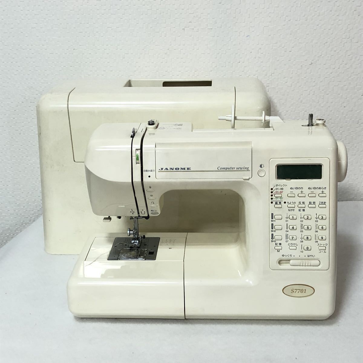 JANOME ジャノメ コンピューターミシン S7701-