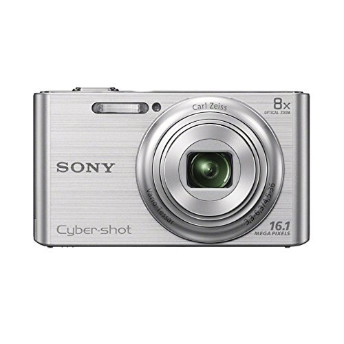 SONY デジタルカメラ Cyber-shot W730 1610万画素 光学8倍 シルバー DSC-W7(中古 良品)