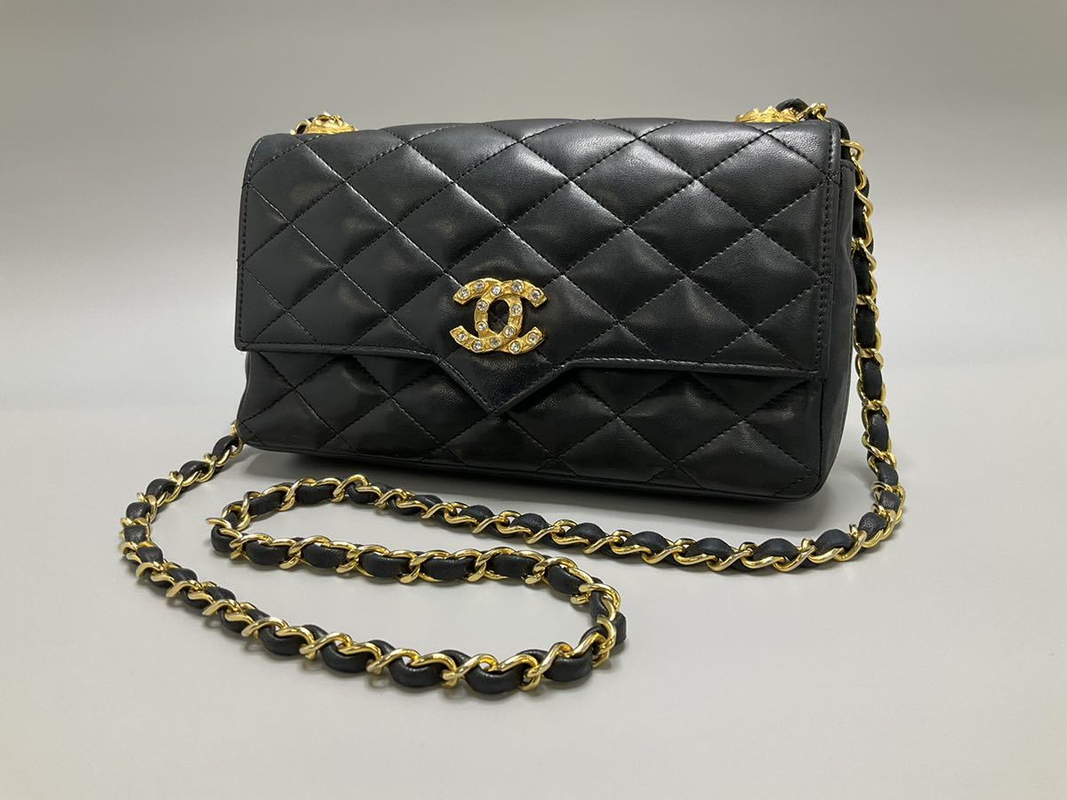 ○正規品保証【美品】CHANEL シャネル マトラッセ 《ラムスキン》ココ