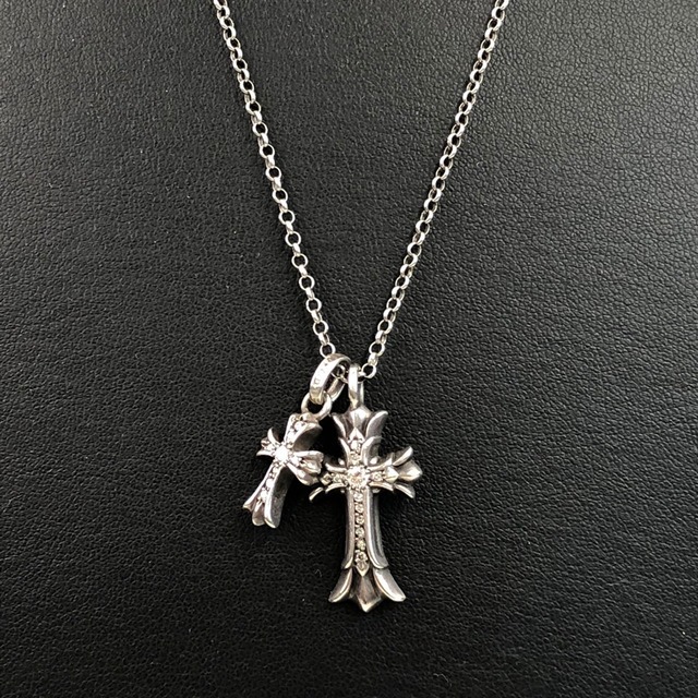 Chrome Hearts クロムハーツ タイニー クロス シルバー ネックレス アクセサリー メンズ ブランド Aletea Rs