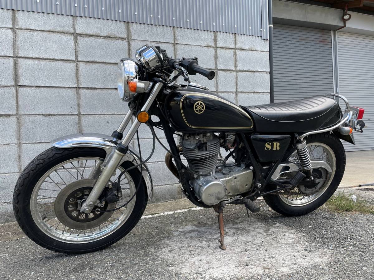 数量限定!特売 SR400 2H6 初期型初期ディスク 黒メーター 昭和56年