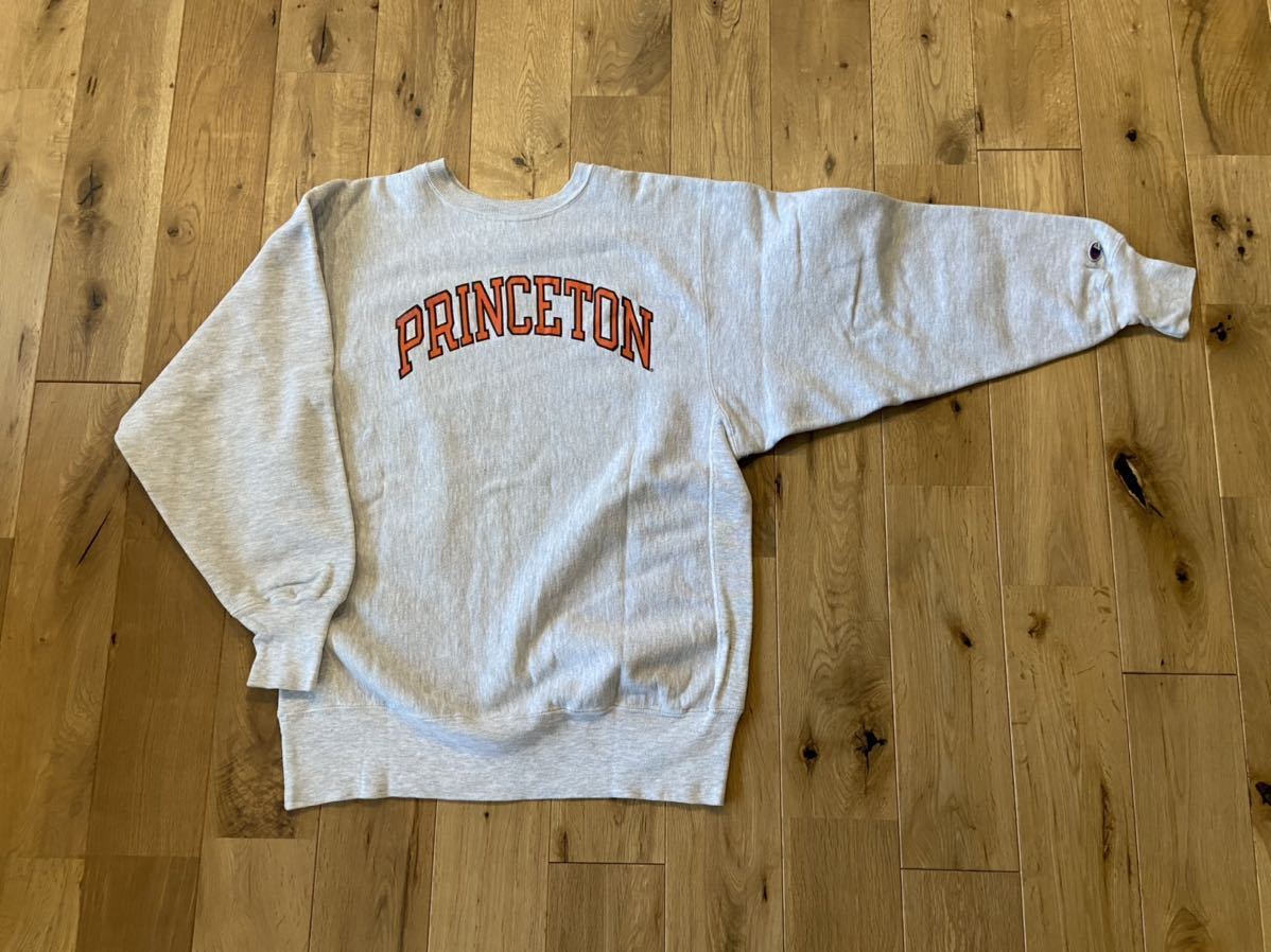 激レア ビンテージ チャンピオン リバースウィーブ プリンストン バックプリント 両面プリント champion reverseweave vintage PRINCETON_画像5