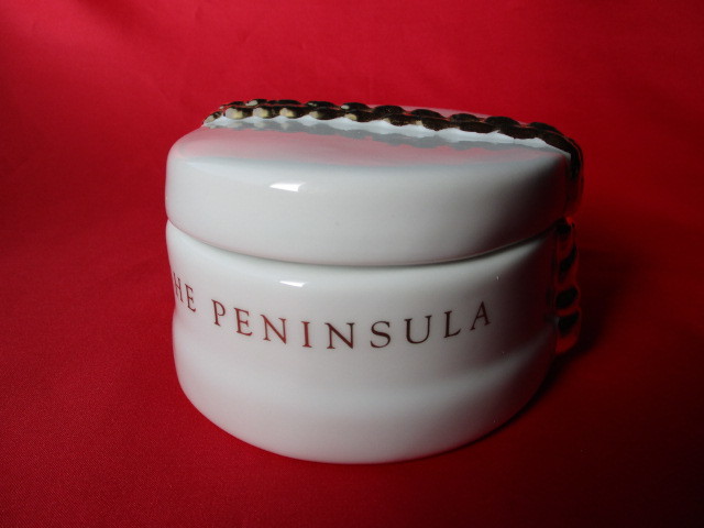 THE PENINSULA ペニンシュラ ホテル 香港　磁器　小物入れ　中古品_画像1