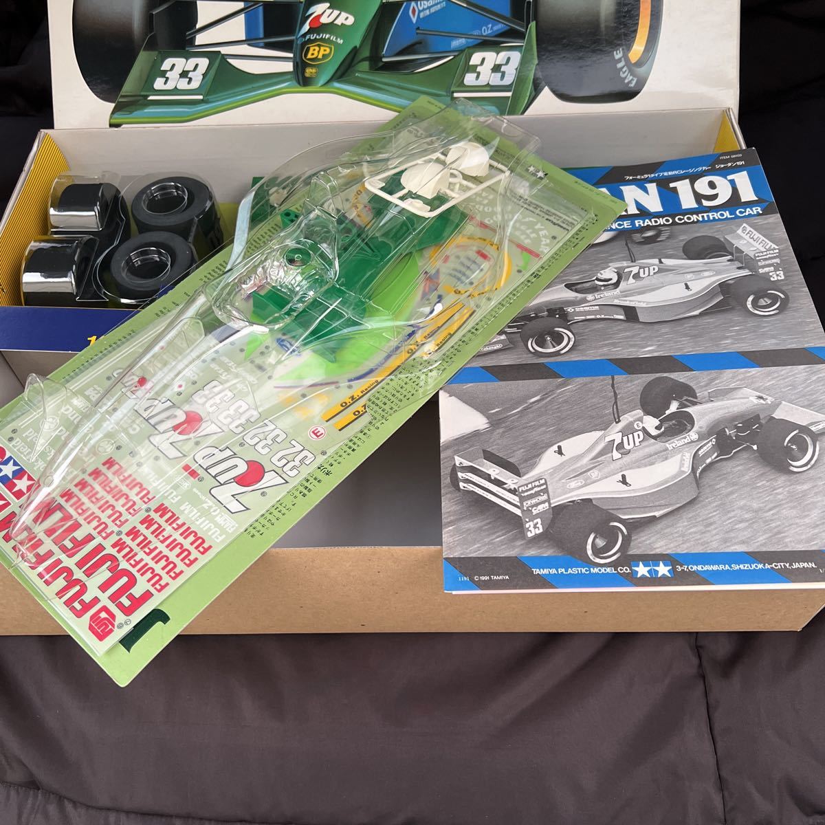 タミヤ 1/10 RC ジョーダン 191 F1 田宮模型 TAMIYA F102 JORDAN フォーミュラワン チェザリス ガショー 絶版 貴重_画像5