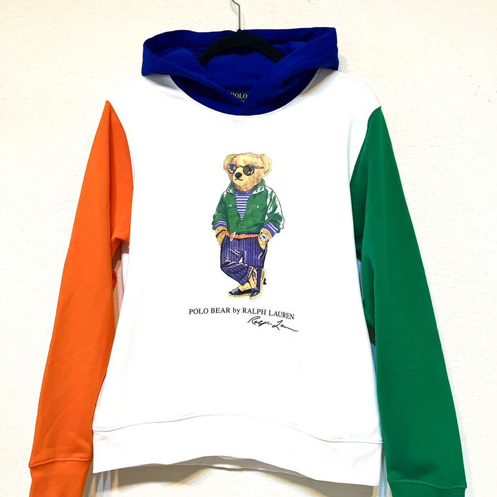新品 POLO ポロ ラルフローレン ポロベアー パーカー プルオーバー 裏