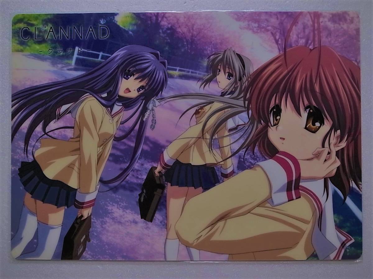 CLANNAD-クラナド-　下敷き　集合絵柄　ムービック製 完売品　PS0232【全国一律185円発送】_画像1