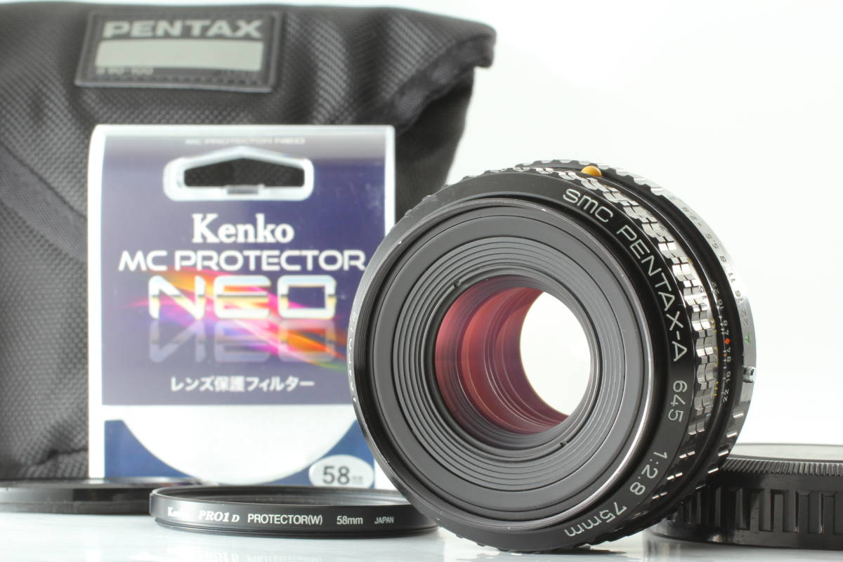 【美品】SMC Pentax A 645 75mm f/2.8 MF Lens for 645 645N 645NII ペンタックス 986@zr