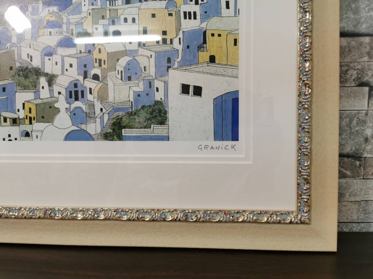 絵画　GRANiCK Yahoo!オークション - 美品 Granick/グラニック サントリーニ島