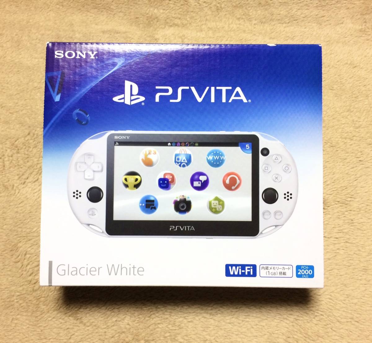 PS Vita『新品未使用品』PCH-2000ZA22 グレイシャーホワイト Wi-Fi