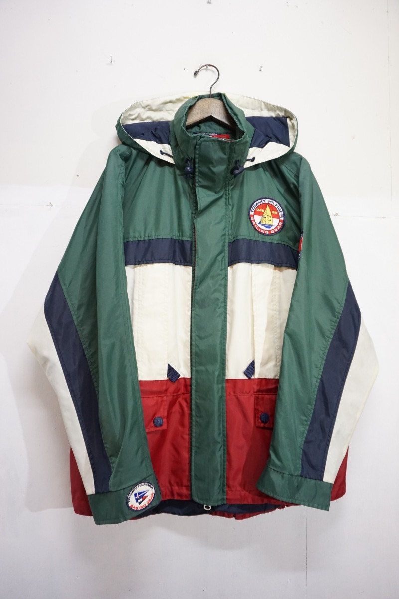 Yahoo!オークション - 希少90s TOMMY HILFIGERトミーヒルフィガー...