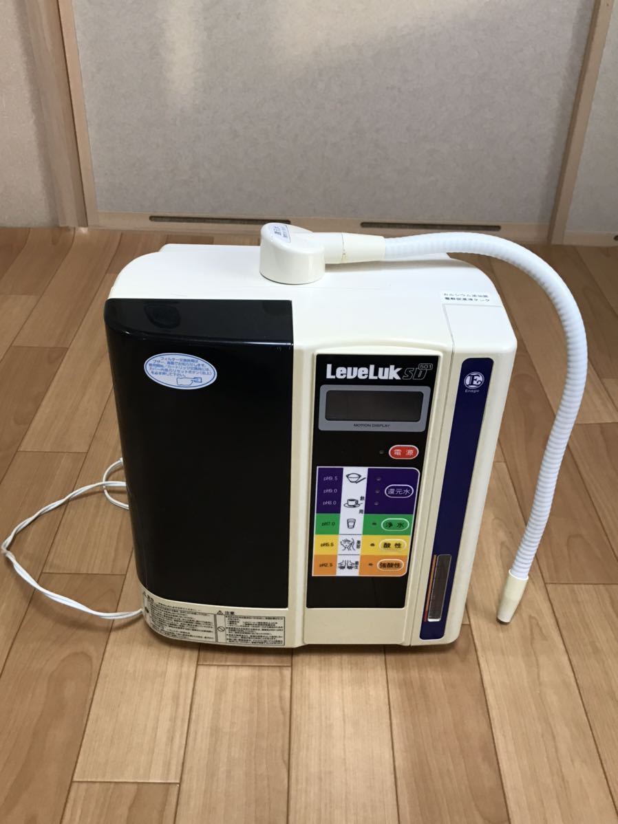 LeueLuk SD 501 レベラックス—パー501Jr 整水器 浄水器 電源コード切断 ジャンク品 LIXIL 切替弁部 A-9777-10