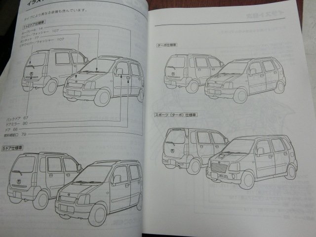 ワゴンR MC11S 取扱説明書　取説 説明書 マニュアルブック 説明本 純正 伊T_画像5