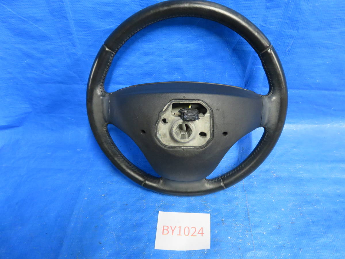 BY1024 Volvo V60 leather winding handle / steering gear / air bag cover / original * air bag, inflator less 