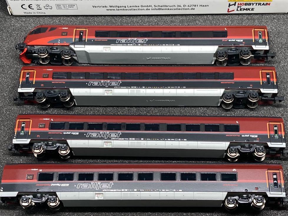 HOBBYTRAIN OBB railjet レールジェット7両編成 H25220,25221 HOBBYTRAIN OBB railjet レールジェット7両編成 H25220,25221