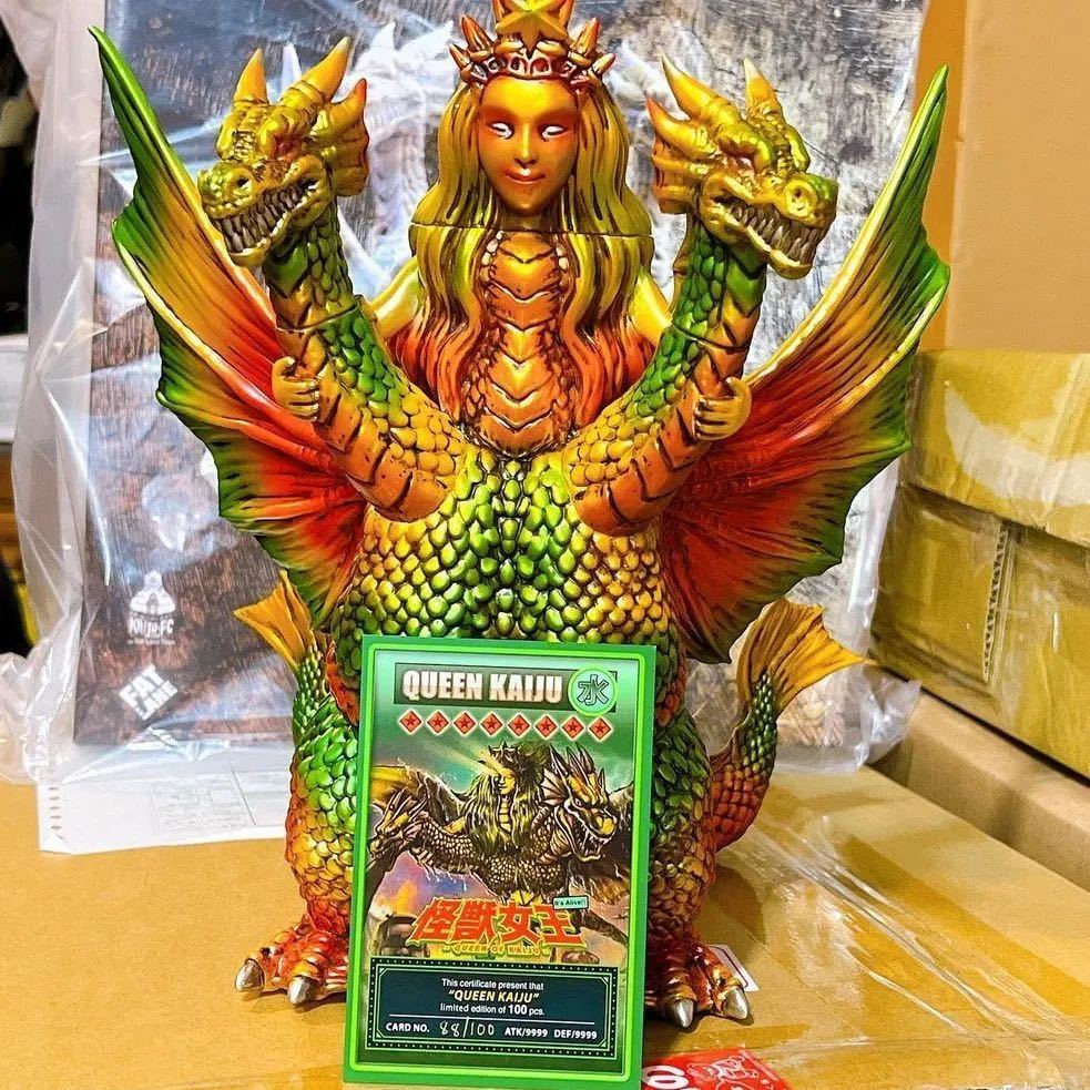 格安 怪獣女王 キングギドラ ウルトラマン ソフビ fatlane17