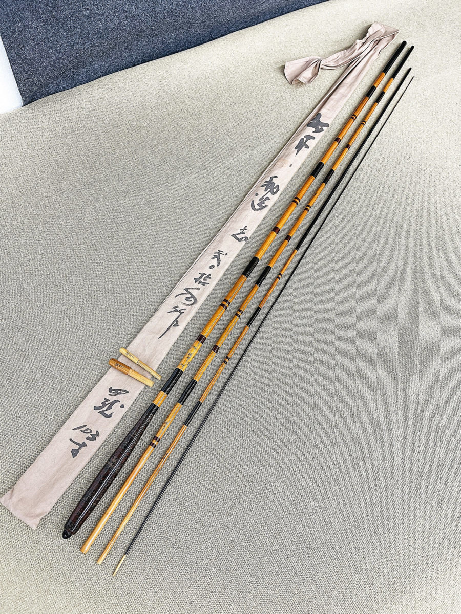 へら竿 竹竿 紀州和竿 孤舟 秘選 志 10.3尺 美品 へら竿 竹竿 紀州和竿 孤舟 秘選 志 10.3尺 美品