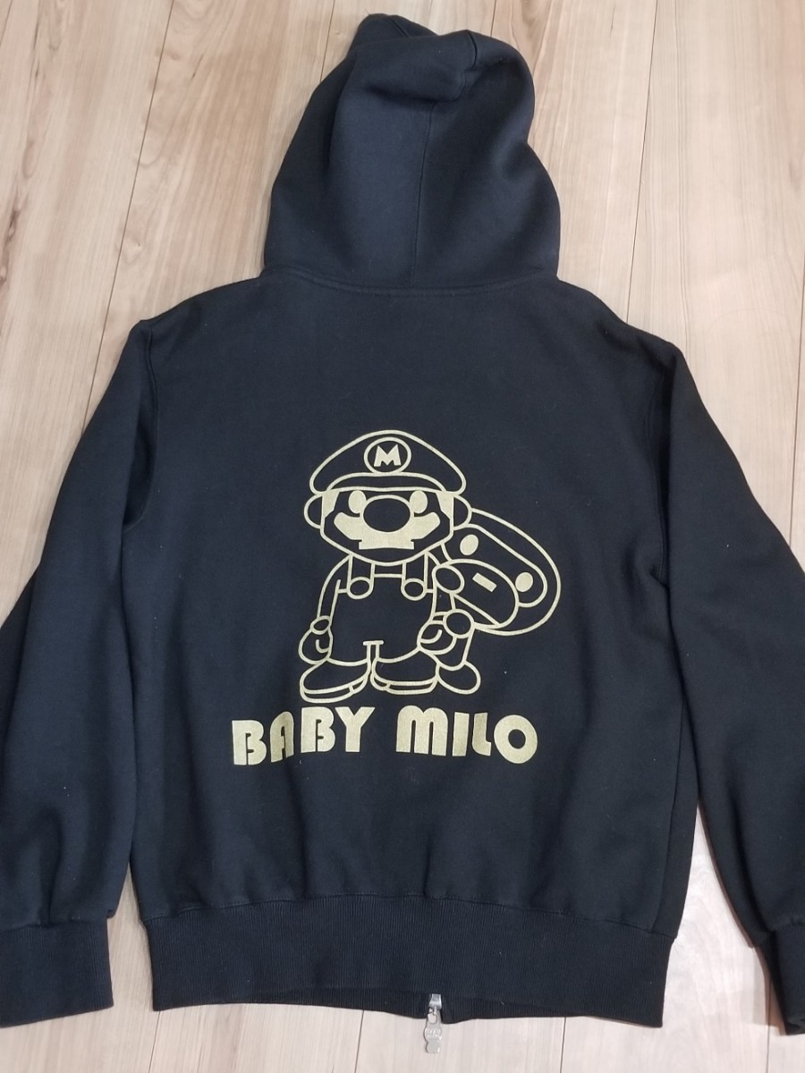 希少・美品】アベイシングエイプ マリオ ジップアップ パーカー 希少・美品】アベイシングエイプ マリオ ジップアップ パーカー