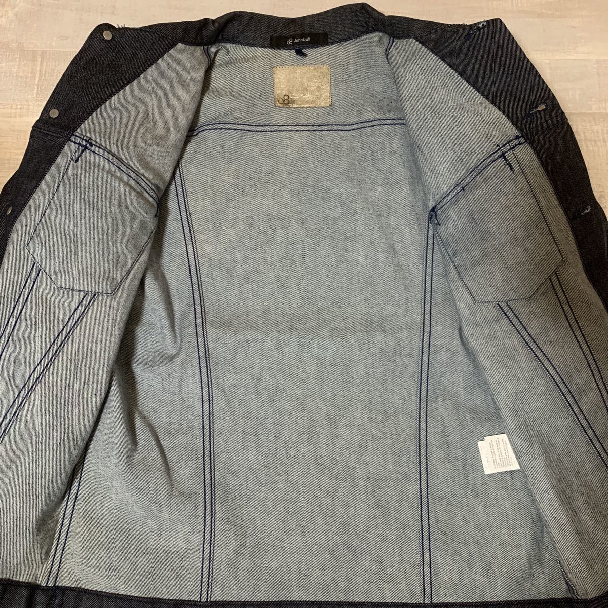 濃紺 美品】Johnbull デニム ジャケット ジョンブル インディゴ G