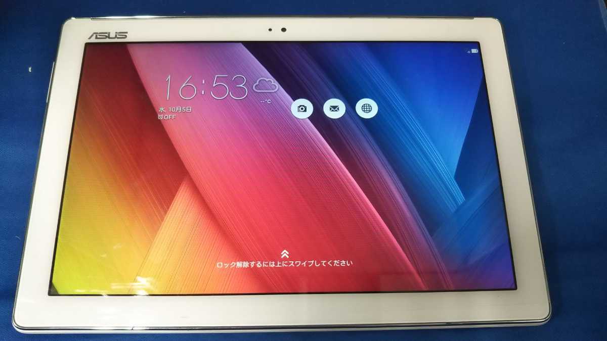 HK953 ZenPad 10 P023 ASUS エイスース Android タブレット 簡易動作確認＆簡易清掃＆初期化OK 送料無料
