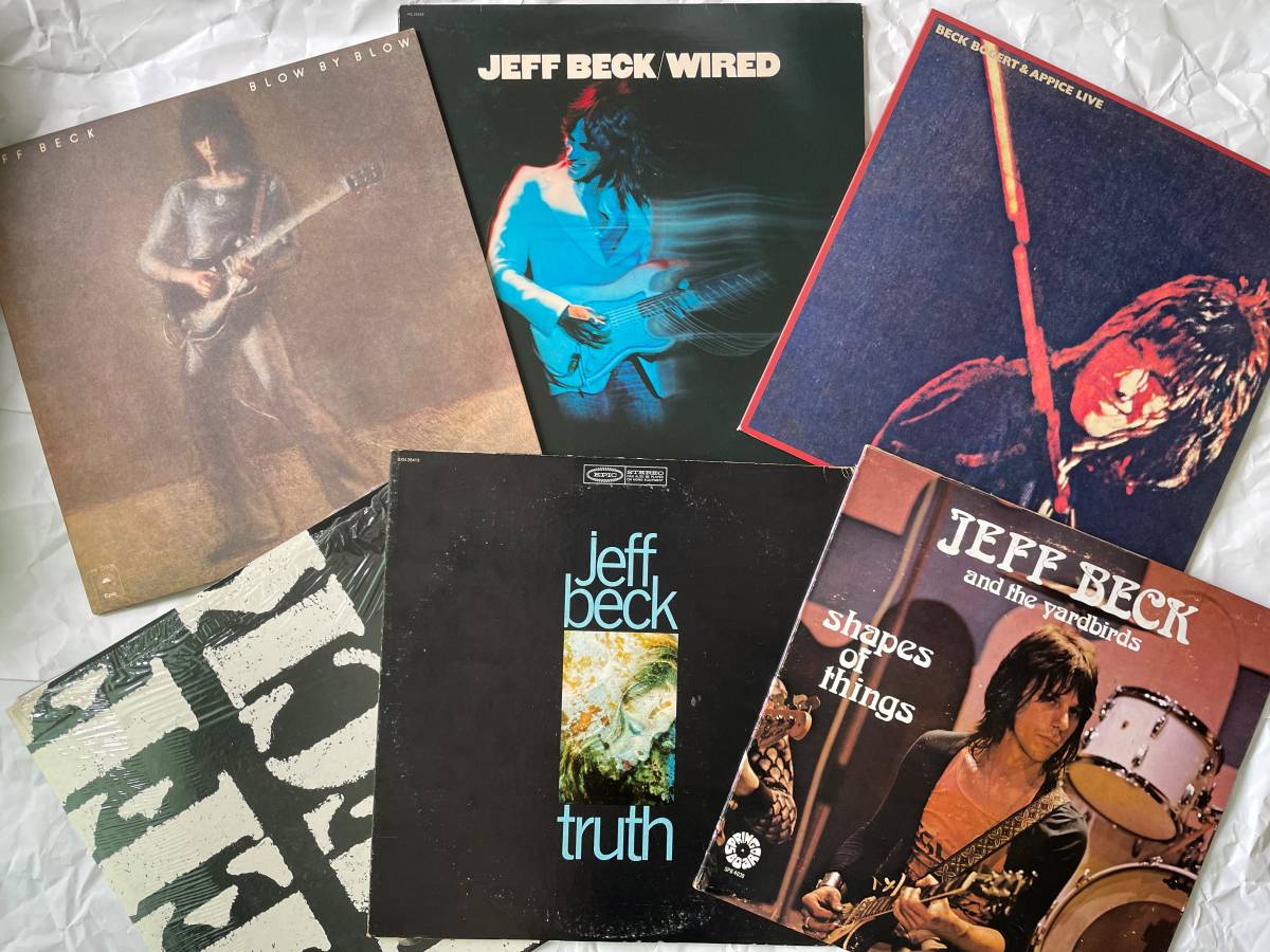 ジェフ・ベック関連　ＬＰ　レコード　6枚まとめて　Jeff Beck　国内盤　BLOW BY BLOW　WIRED　truth　THERE AND BACK　 LIVE IN JAPAN '73_画像1