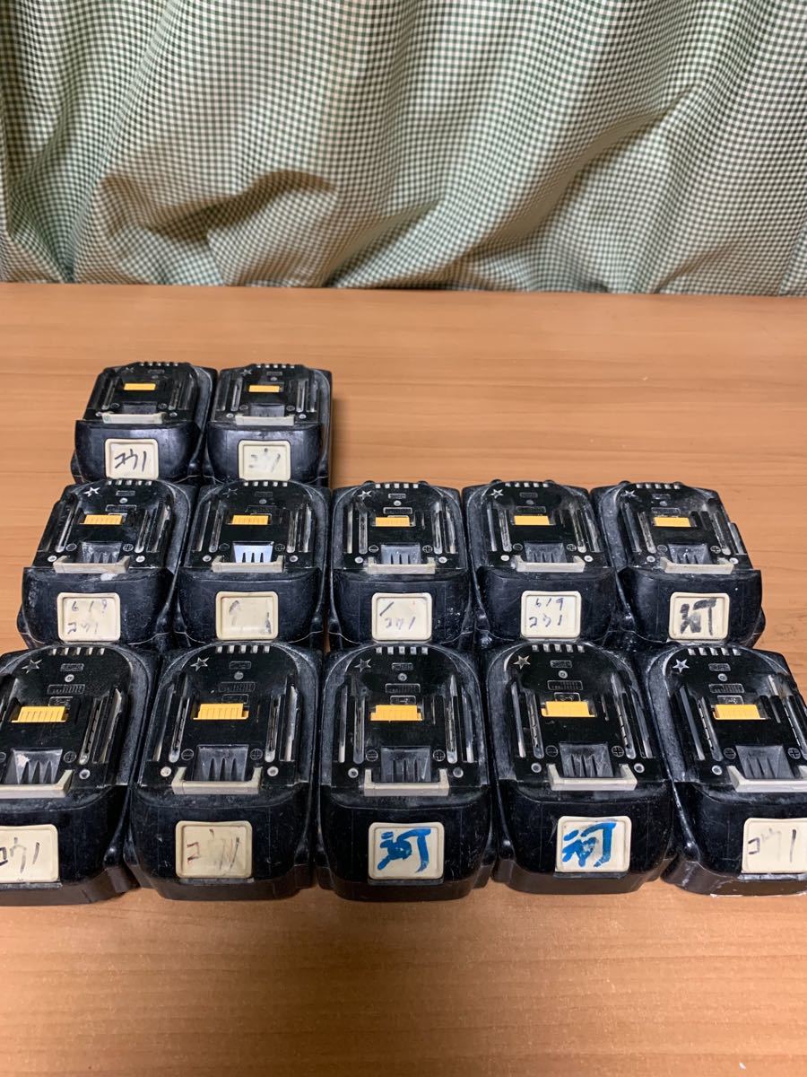 ジャンク品】12個セットmakita 6 0Ah 18v マキタ マキタ18V ジャンク品】12個セットmakita 6 0Ah 18v マキタ マキタ18V
