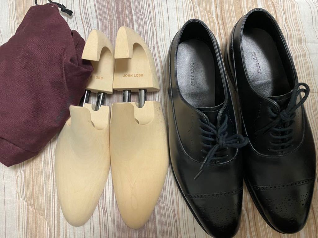 新品ツリー付　JOHN LOBB LAZENBY ドレスシューズ　ジョンロブ　7E 黒