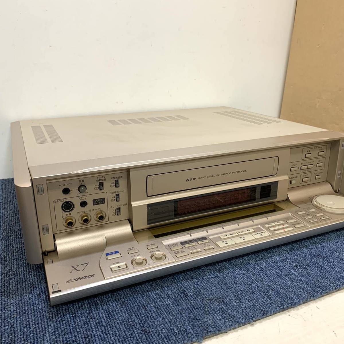 国産品 高画質S-VHSビデオデッキ HR-X7 メンテナンス済み 動作品 97年