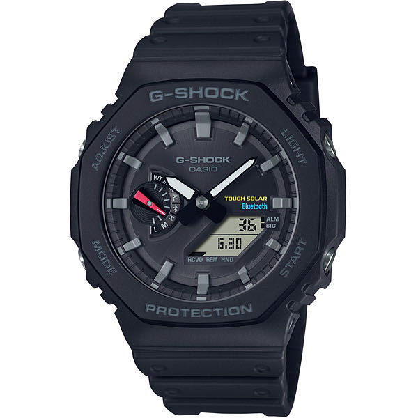 セール! 完全新品 カシオ正規保証付き★G-SHOCK GA-B2100-1AJF 薄型 ソーラー Bluetooth メンズ腕時計 カシオーク ブラック★プレゼントに