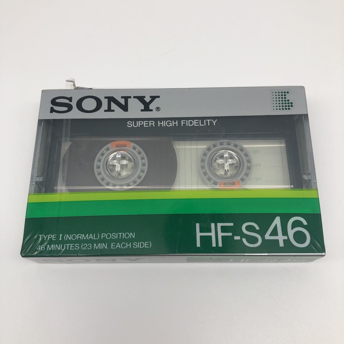 【j】未開封品　SONY HF -S46 カセットテープ　ノーマルポジション　昭和カセット　NORMAL POSITION TYPEⅠ_画像1