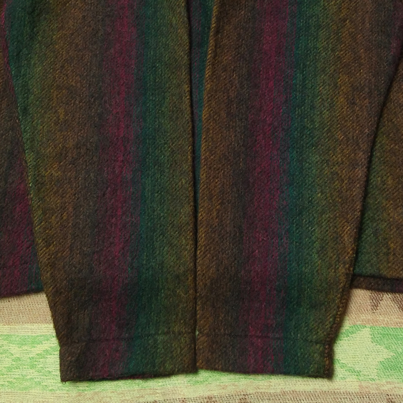 シャドーストライプ 【CAMPUS】 60s Wool Pullover Shirt/ 60年代 プル