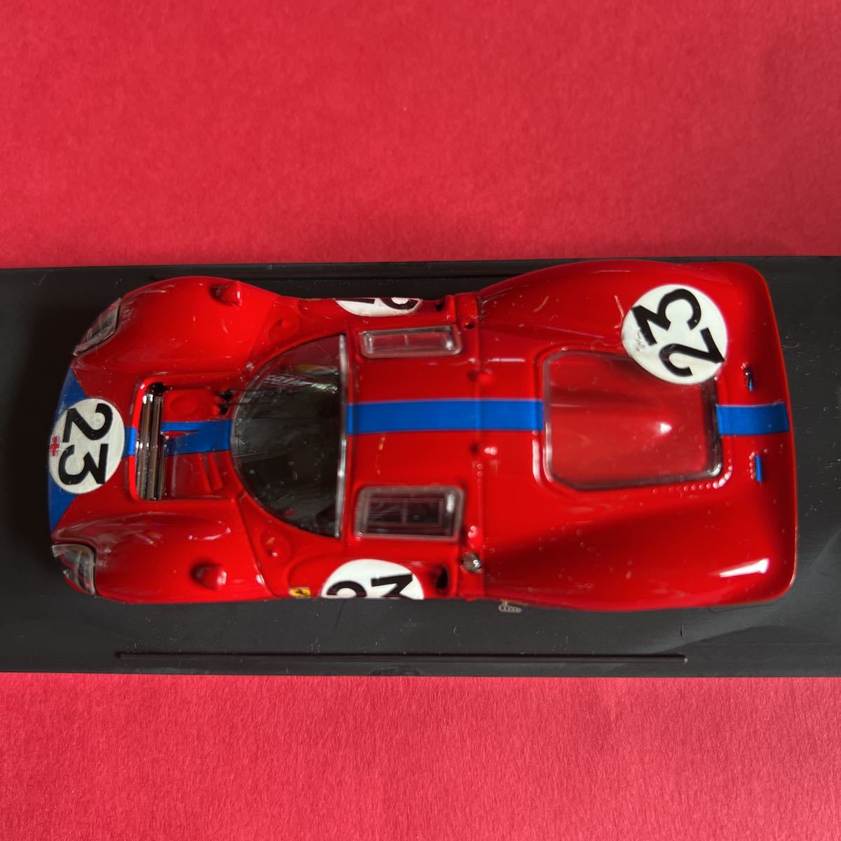 Bang 1/43 Ferrari 412P No.23 1967 レッド 希少 フェラーリ412P No.23