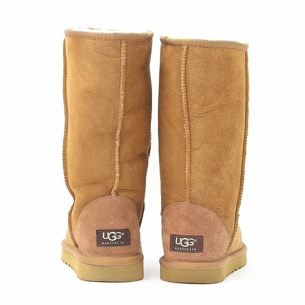 ◆UGG アグ 5815 CLASSIC TALL II クラシック トール 2 シープスキン ムートン ブーツ キャメル 22cm_画像3