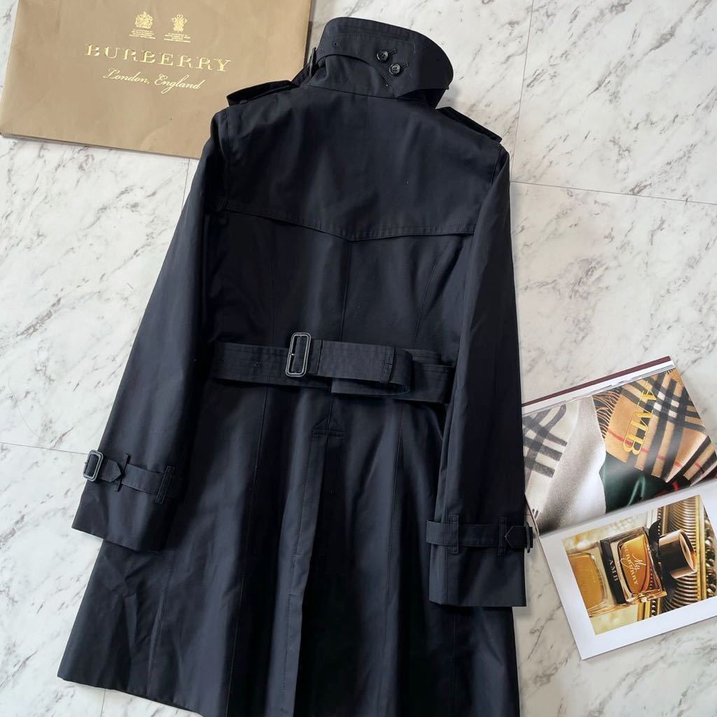 超美品BURBERRY ☆トレンチコート☆光沢感ノバチェック【羊毛ライナー
