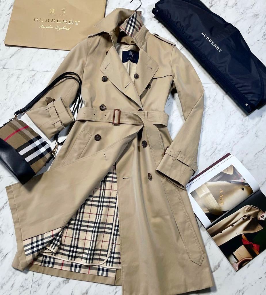 輝い 【限定価格】Burberry トレンチコート欠損なし チェック