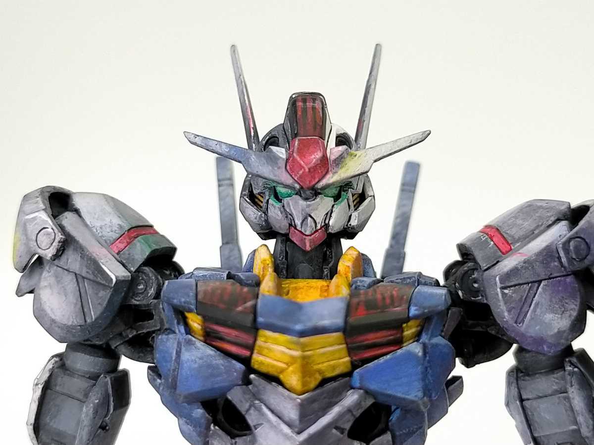 4/5(水)まで出品】ボックスアート風塗装 HGガンダムエアリアル 台座